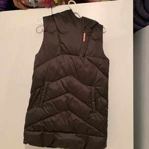 Women's Black Quilted Vest
